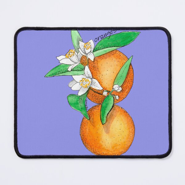 Aperçu de l'œuvre Oranges avec des fleurs créée et vendue par MariaY25.
