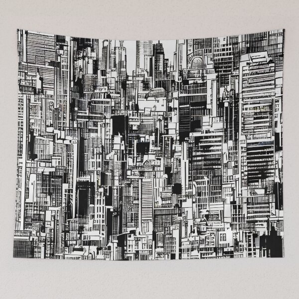 Item preview, Futuristic Cityscape No2 designed and sold by angelisart.