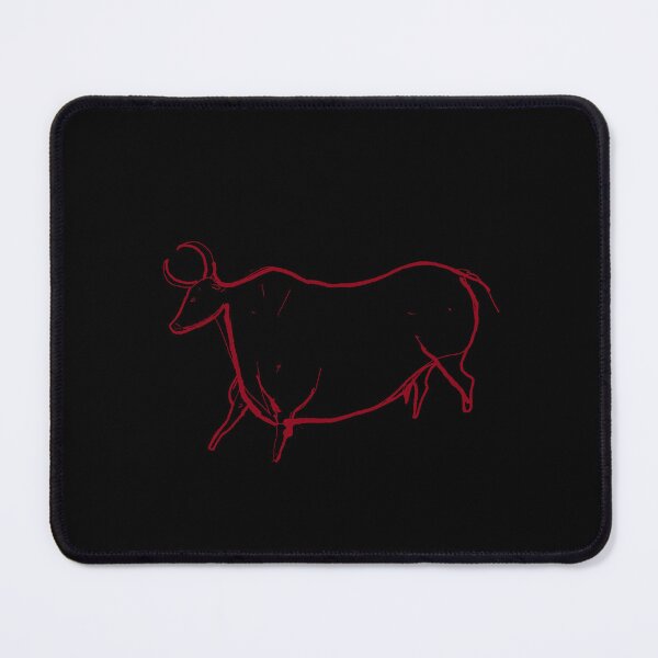 Item preview, Cave art. Parietal line art of a bull. For prehistory fans designed and sold by martodesign.
