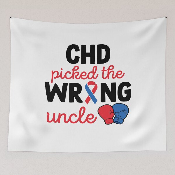 Item preview, Inspirational CHD Quotes | CHD Picked The Wrong Uncle | Heart Fighter Gift designed and sold by AMINE  ★★★★★.