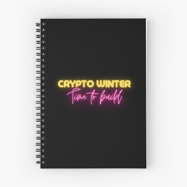 Item preview, Crypto Winter - Time to build! designed and sold by CryptoBeings.