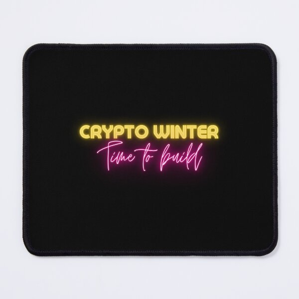 Item preview, Crypto Winter - Time to build! designed and sold by CryptoBeings.