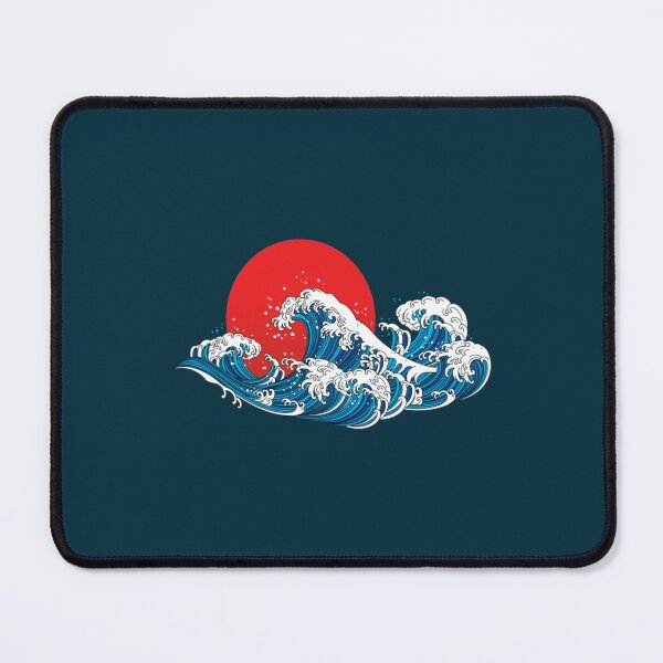 Item preview, Red Sun - Sunset - Sunrise - High Waves  1 designed and sold by RavenPostCoz.