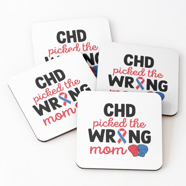 Item preview, Inspirational CHD Quotes | CHD Picked The Wrong Mom | Heart Fighter Gift designed and sold by AMINE  ★★★★★.