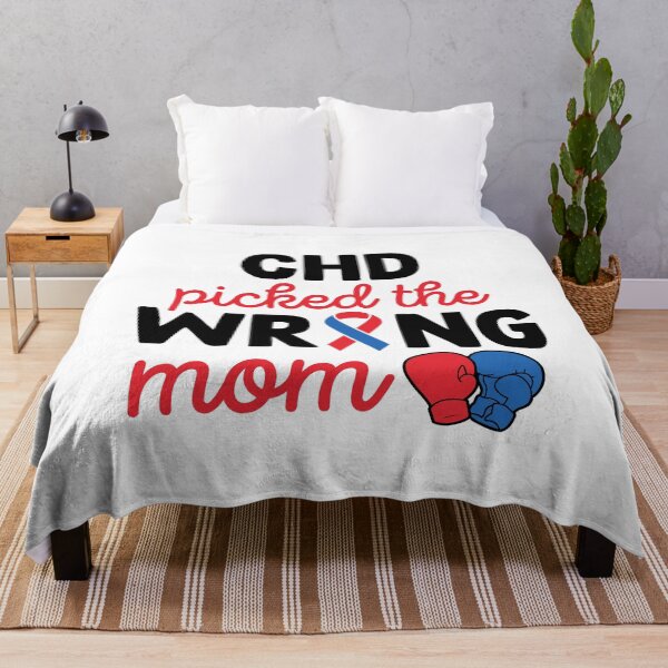 Item preview, Inspirational CHD Quotes | CHD Picked The Wrong Mom | Heart Fighter Gift designed and sold by AMINE  ★★★★★.
