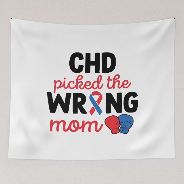 Item preview, Inspirational CHD Quotes | CHD Picked The Wrong Mom | Heart Fighter Gift designed and sold by AMINE  ★★★★★.