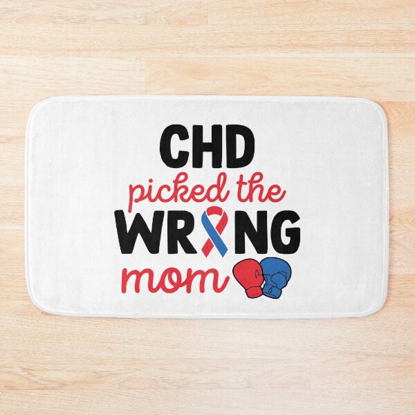 Item preview, Inspirational CHD Quotes | CHD Picked The Wrong Mom | Heart Fighter Gift designed and sold by AMINE  ★★★★★.