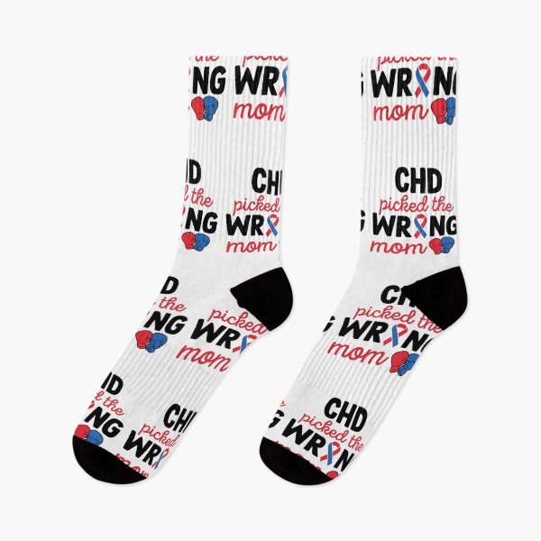 Item preview, Inspirational CHD Quotes | CHD Picked The Wrong Mom | Heart Fighter Gift designed and sold by AMINE  ★★★★★.