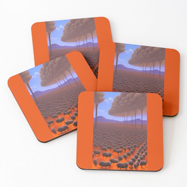 Item preview, Sheep farm scene designed and sold by SolidEarthArt.
