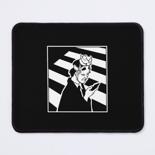 Item preview, Japanese Noh mask in modern urban environment designed and sold by martodesign.