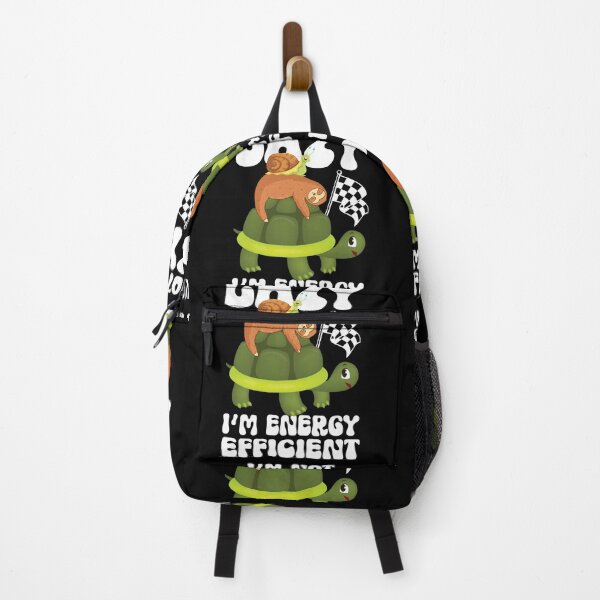 Item preview, Funny I'm Not Lazy I'm Energy Efficient Snail Sloth Turtle designed and sold by GravitiTees.