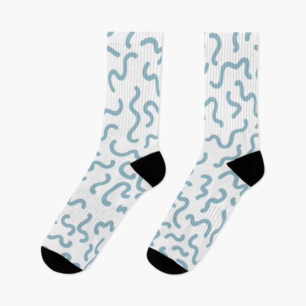 Item preview, Cute Blue Squiggly Lines patterns,minimal,simple,minimalist, designed and sold by Tamas Das.