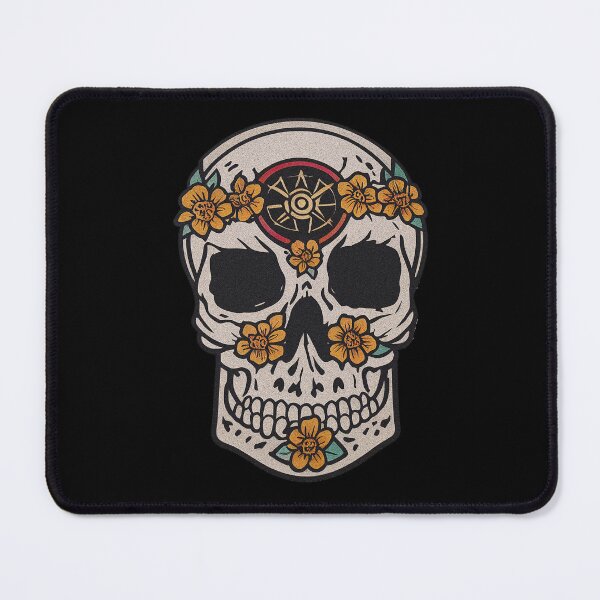 Item preview, Flower Adorned Skull designed and sold by Fragpop.
