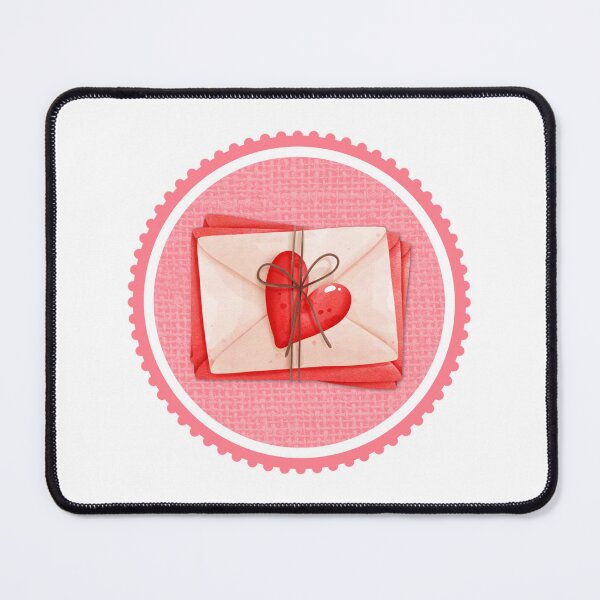 Item preview, Valentine's Day Scallop Circle Love Letter 1 designed and sold by TasimaDesign.