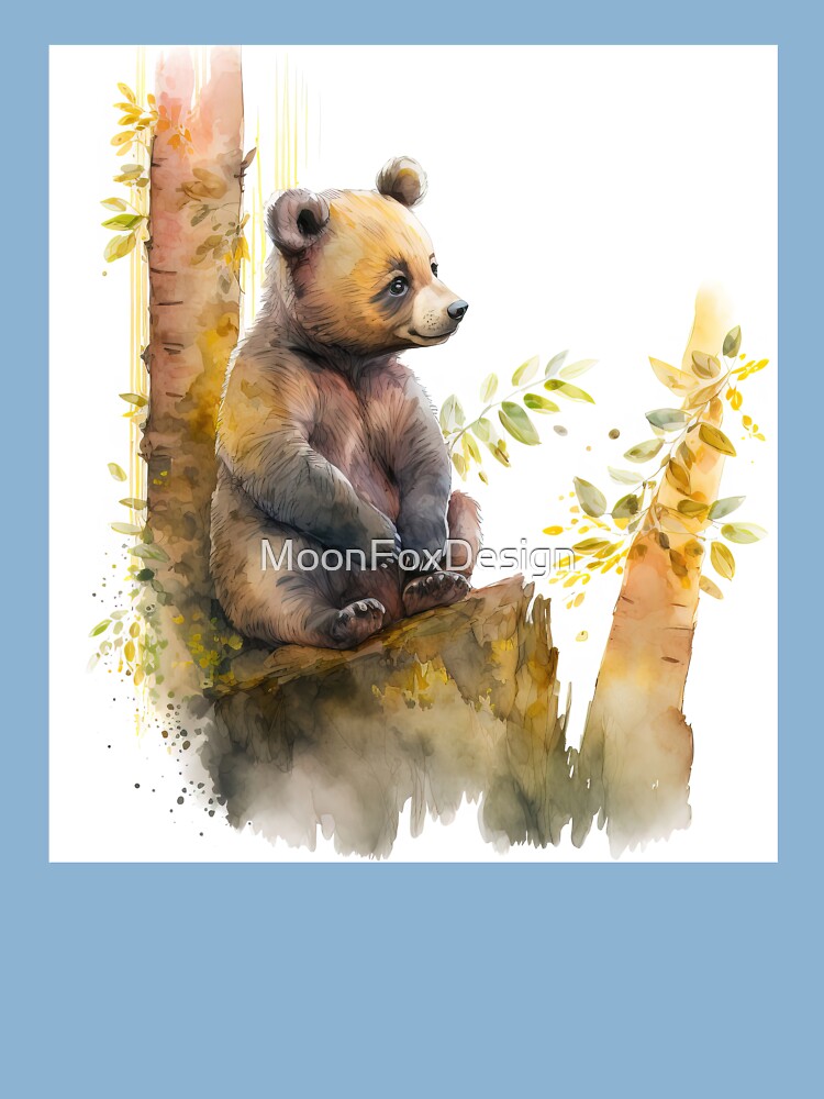 Four brown bear cubs sitting with mother Youth T-Shirt