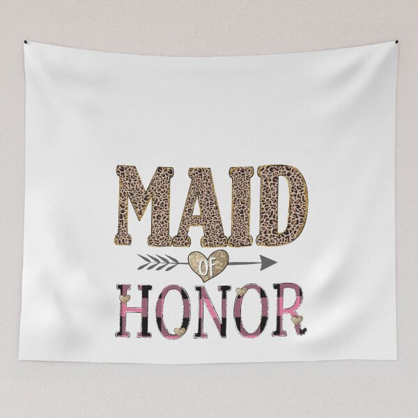 Item preview, Maid Of Honor Leopard Heart Team Bride designed and sold by EbnerPrints.