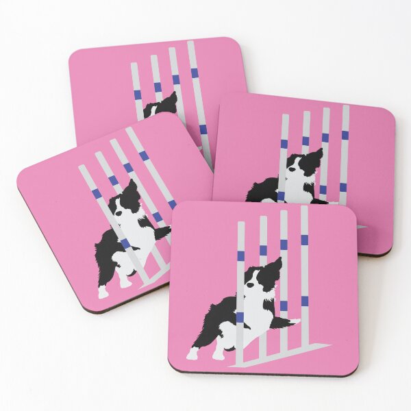 Item preview, Border Collie Weave Poles designed and sold by Kat-su.