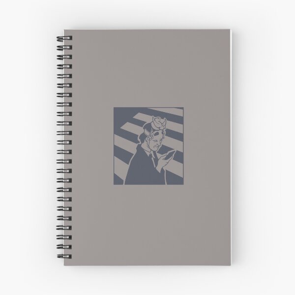 Item preview, Japanese Noh mask in modern urban environment in dark ink designed and sold by martodesign.
