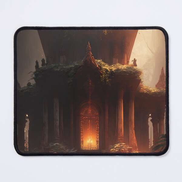 Item preview, Mysterious mystical ethereal jungle architecture designed and sold by RK - Shop.