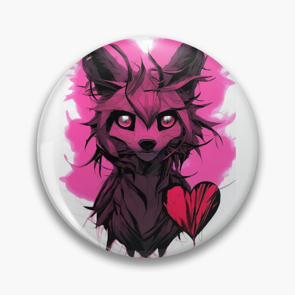 Item preview, Romantic Animals - Fox Lover - Pink & Heart designed and sold by VMPrinting.