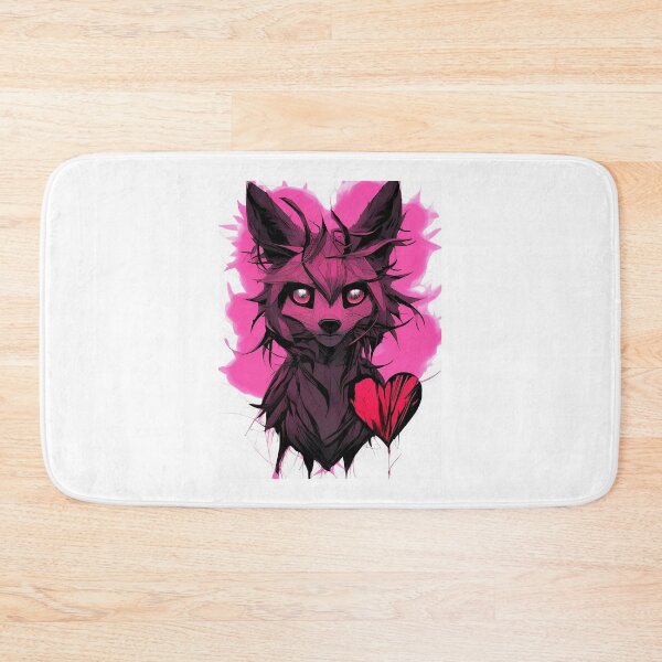 Item preview, Romantic Animals - Fox Lover - Pink & Heart designed and sold by VMPrinting.