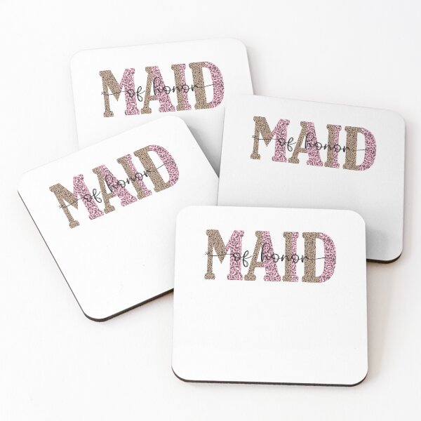 Item preview, Maid Of Honor Pink Leopard Team Bride designed and sold by EbnerPrints.