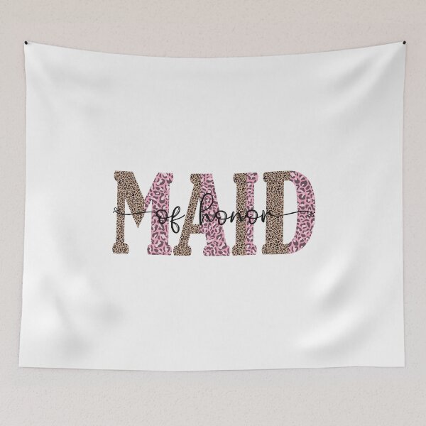 Item preview, Maid Of Honor Pink Leopard Team Bride designed and sold by EbnerPrints.