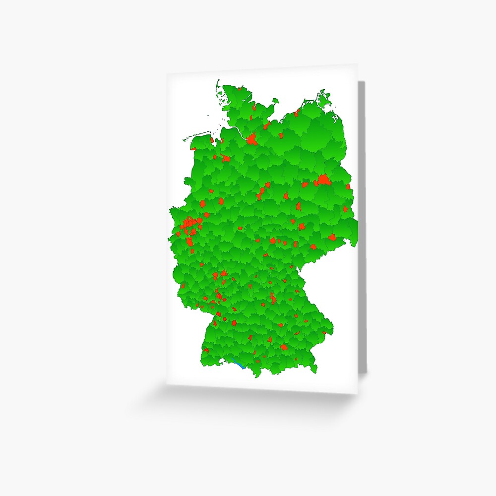 Federal States Of Germany Map With Big Cities Greeting Card For Sale the-10-best-cities-to-visit-in-germany