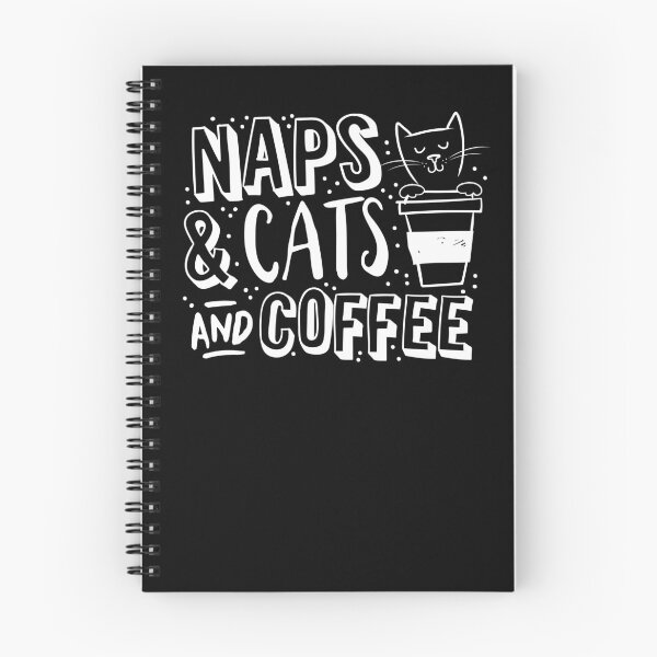 Item preview, naps and cats and coffee (in white) designed and sold by jazzydevil.