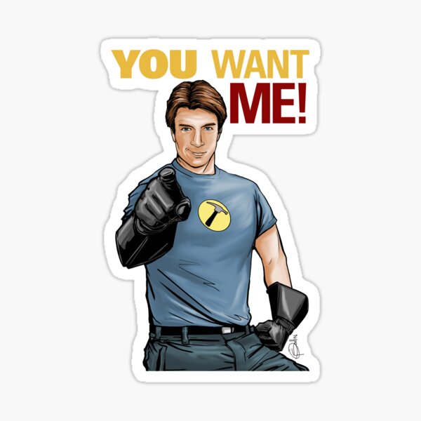 Captain Hammer - You Want Me Sticker