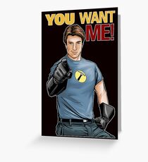 Captain Hammer - You Want Me Greeting Card
