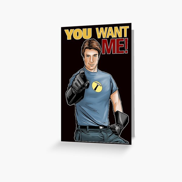Captain Hammer - You Want Me Greeting Card