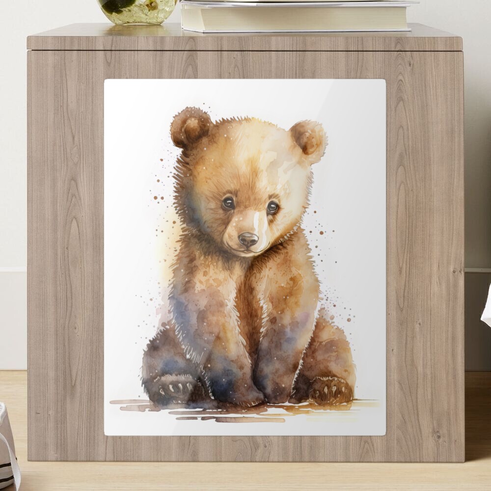 BABY BEAR KISSES,- Mama Bear and Baby Bear - Cute Baby Bear Cub Photos -  Bear Wall Art - Bear Lover Gifts - Bear Wall Art - Nursery Wall Art