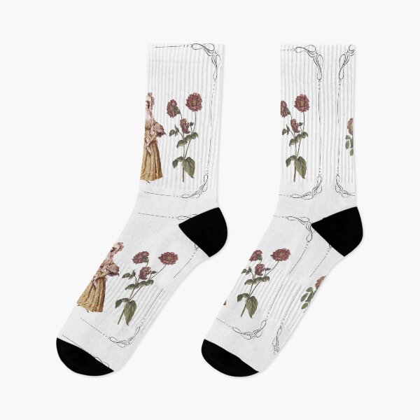 Item preview, Vintage lady with flowers designed and sold by Jandropsdesigns.