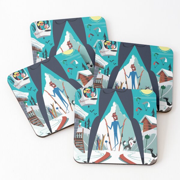 Item preview, Cervinia ski poster designed and sold by GAGodel.
