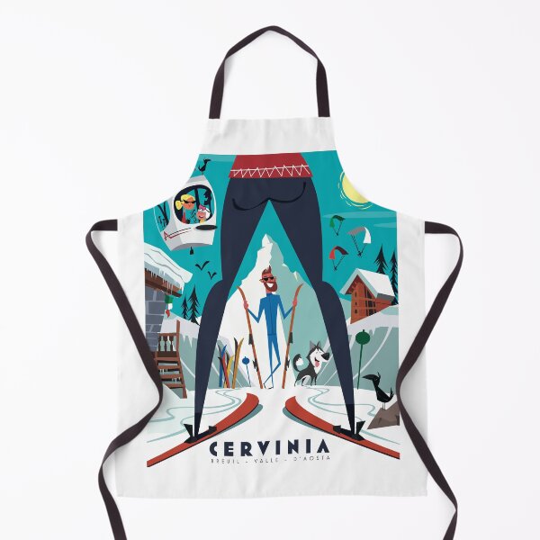 Item preview, Cervinia ski poster designed and sold by GAGodel.