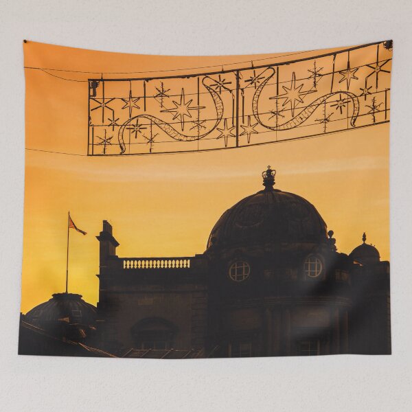 Item preview, Guildhall in dusk designed and sold by Rowena Ko.