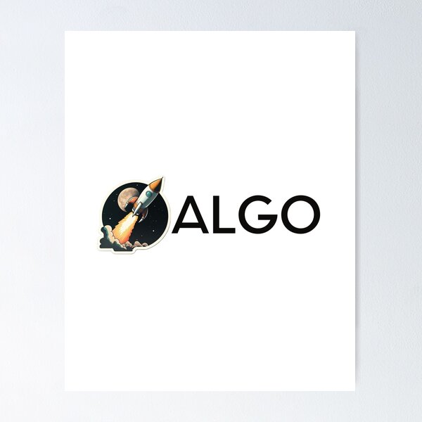 Artikel-Vorschau von ALGO Krypto zum Mond, designt und verkauft von freshdesign2023.