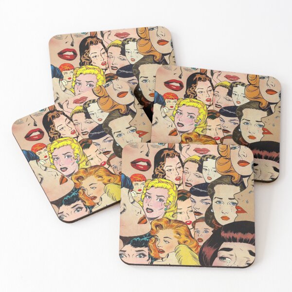 Item preview, Crying Women Collage Comic Style designed and sold by sunnybandana.