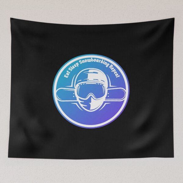 Item preview, Eat Sleep Snowboarding Repeat  cool designed and sold by FLOWER--ART.