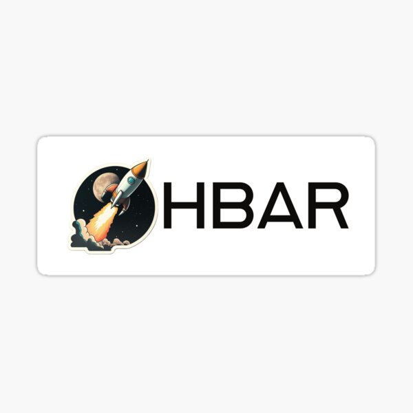 Artikel-Vorschau von HBAR-Krypto zum Mond, designt und verkauft von freshdesign2023.