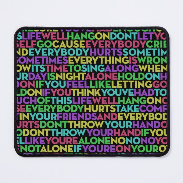 Item preview, Everybody Hurts - R.E.M. (lyrics) v.1 designed and sold by x1brett.