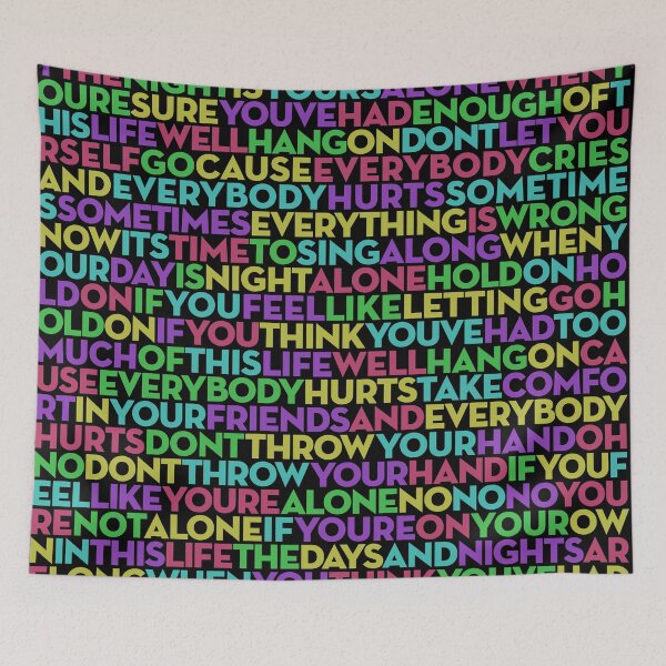 Item preview, Everybody Hurts - R.E.M. (lyrics) v.1 designed and sold by x1brett.