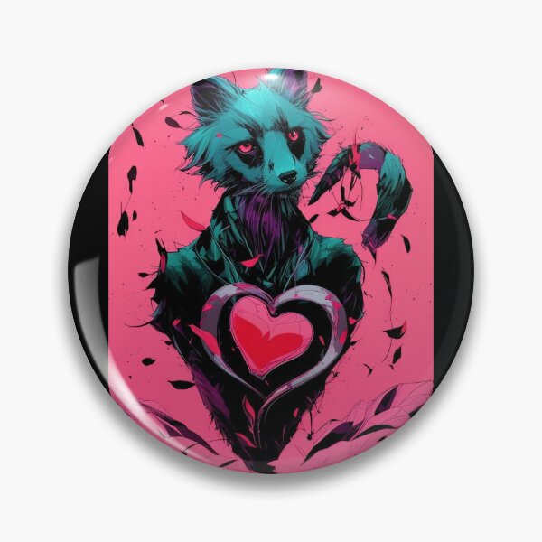 Item preview, Romantic Animals - Wolf Lover3 - Centered Heart designed and sold by VMPrinting.