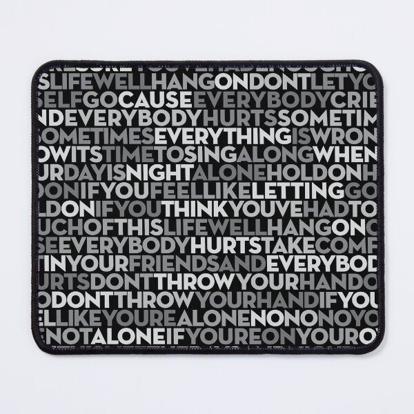 Item preview, Everybody Hurts - R.E.M. (lyrics) v.2 designed and sold by x1brett.