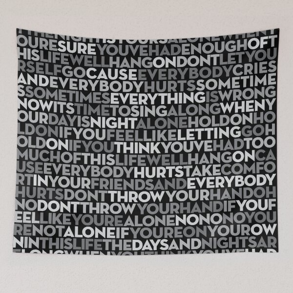 Item preview, Everybody Hurts - R.E.M. (lyrics) v.2 designed and sold by x1brett.