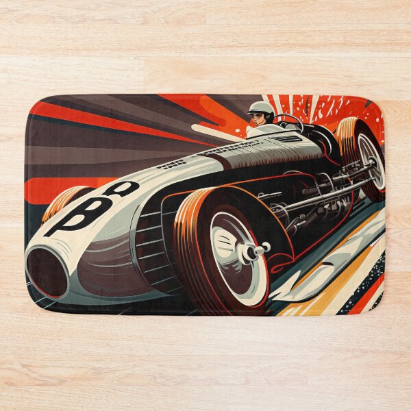 Item preview, Speed Car Formel One Futuristic Vintage Illustration Colorful designed and sold by HRMNY25.