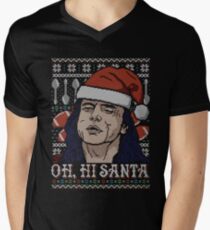Oh Hi Santa Men's V-Neck T-Shirt