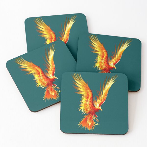 Item preview, Fiery Phoenix Bird Art  TRENDING   designed and sold by LiteraryLeoCoz.