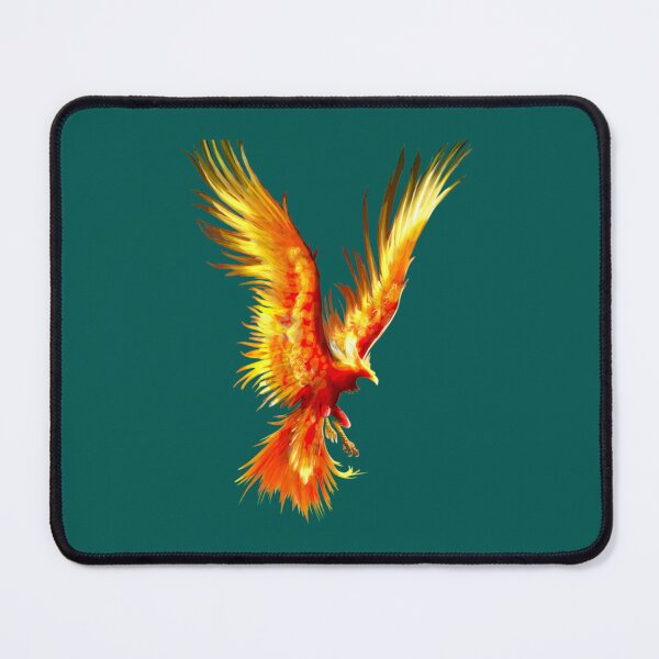 Item preview, Fiery Phoenix Bird Art TRENDING designed and sold by LiteraryLeoCoz.